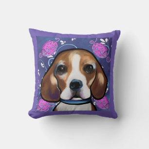 Beagle                throw pillow