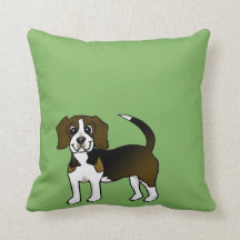 Beagle Throw Pillow