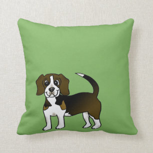 Beagle Throw Pillow