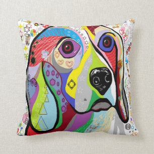 Beagle Throw Pillow