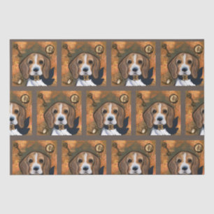 Beagle tissue paper