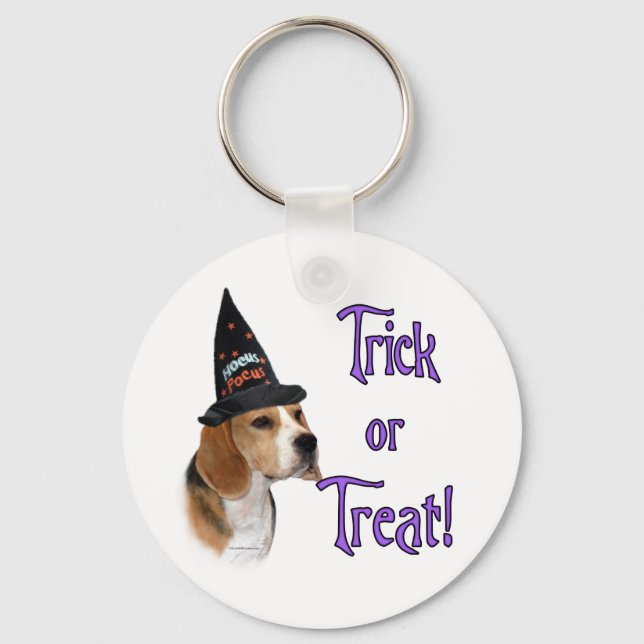 Beagle Trick Keychain (Front)