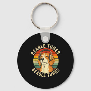 Beagle tunes beagle tunes keychain