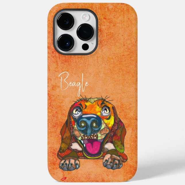 Beagle Ugly Face Case-Mate iPhone Case (Back)