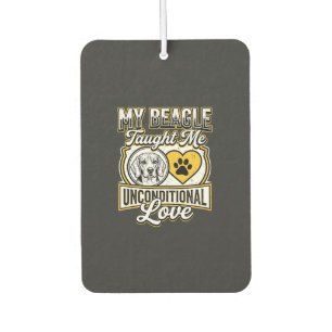 Beagle Unconditional Love Dog Owner Air Freshener