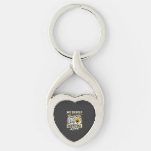 Beagle Unconditional Love Dog Owner Keychain