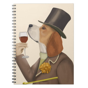 Beagle Wine Snob Notebook