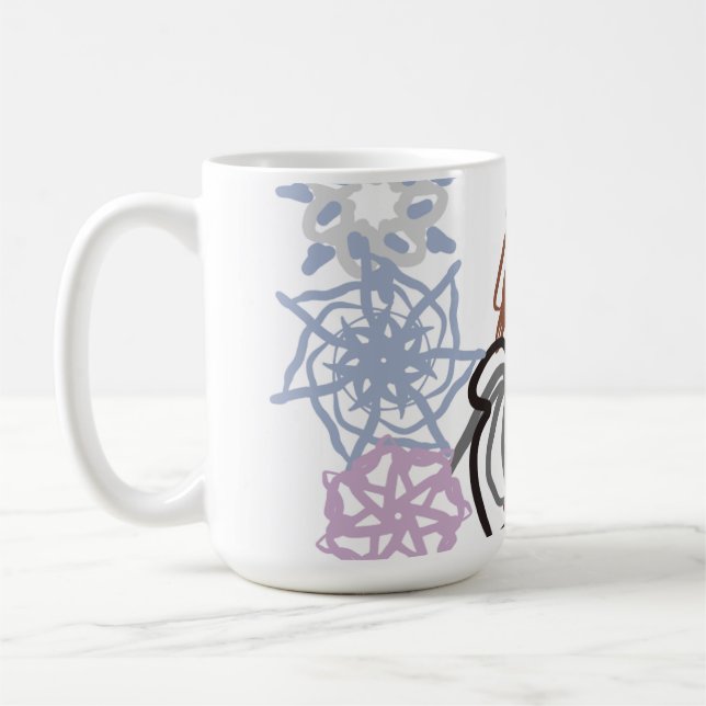 Beagle winter  coffee mug (Left)