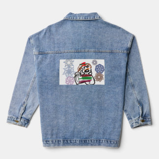 Beagle winter  denim jacket