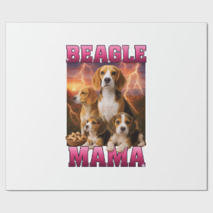 Beagle wrapping paper