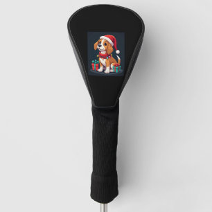 Beagle Xmas Lighting Santa Beagle Dog Christmas Ta Golf Head Cover