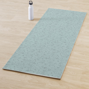 Beagle yoga pose mat