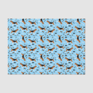Beagles Dog Pattern Cute Beagle Tissue Paper