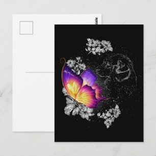 Beagles Dog With Butterfly Dog In Heaven Memorial Postcard