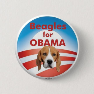 Beagles for Obama 2 Inch Round Button