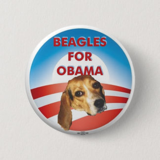 Beagles for Obama 2 Inch Round Button