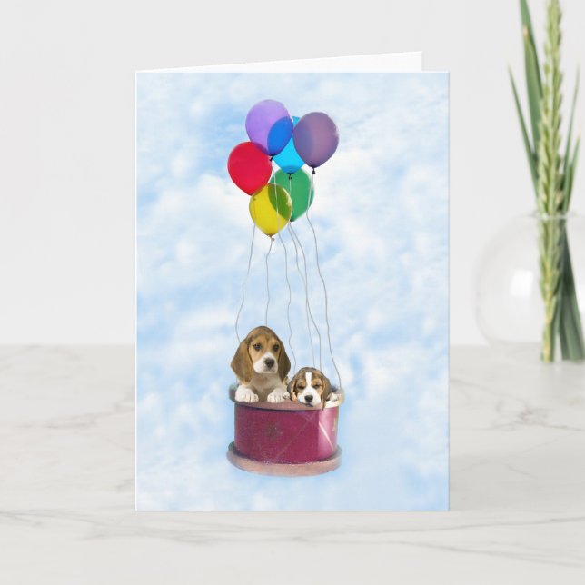 Beagles Greeting Card (Front)