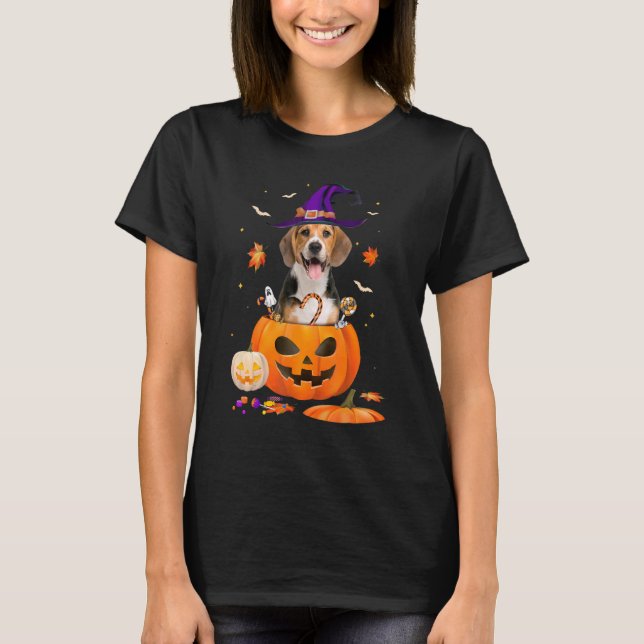 Beagles Halloween Costume  Halloween Dog Lover T-Shirt (Front)