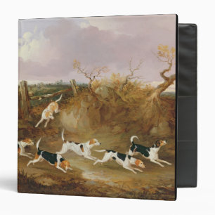 Beagles in Full Cry, 1845 (oil on canvas) Binder