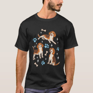 Beagles In Pink T-Shirt