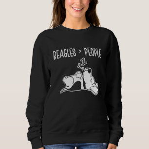 Beagles People Dog Beagle Puppy Sweatshirt