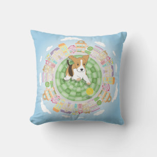 Beagles Throw Pillow