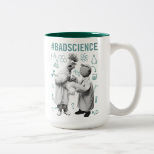 Beaker & Bunsen   #BadScience Two-Tone Coffee Mug