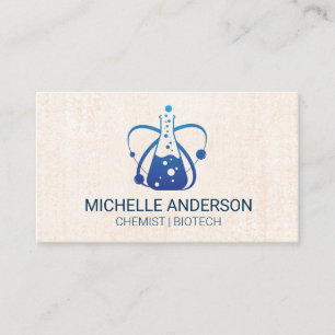 Beaker   Chemistry   Bio Tech Business Card