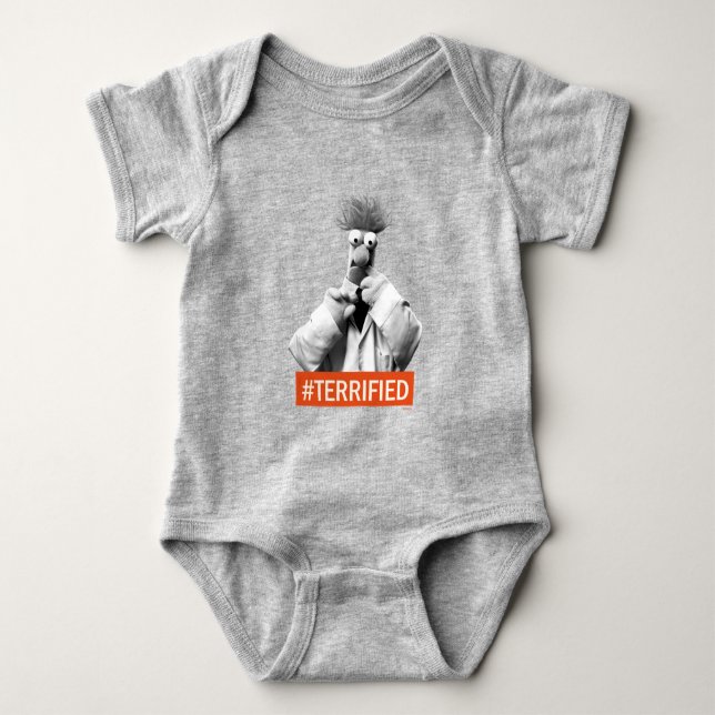 Beaker | #Terrified Baby Bodysuit (Front)