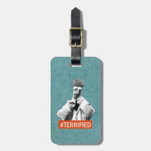 Beaker #Terrified Luggage Tag