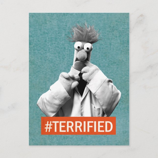 Beaker | #Terrified Postcard (Front)