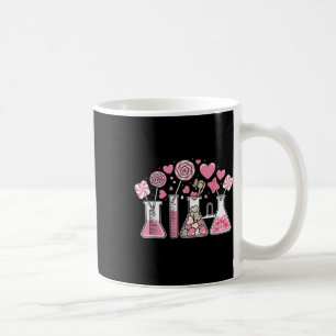 Beaker Test Tube Heart Laboratory Valentines  Coffee Mug