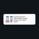 Beaker & Test Tube Science Themed<br><div class="desc">Address labels with a cute drawing of a test tube and beaker. Perfect for science types.</div>