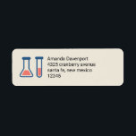 Beaker & Test Tube Science Themed<br><div class="desc">Address labels with a cute drawing of a test tube and beaker. Perfect for science types.</div>