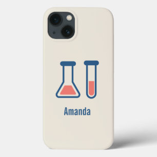 Beaker & Test Tube Science Themed iPhone 13 Case