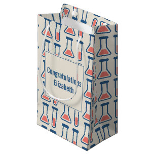  Beaker & Test Tube Science Themed Small Gift Bag