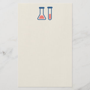 Beaker & Test Tube Science Themed Stationery