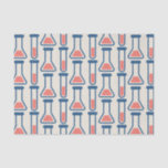 Beaker & Test Tube Science Themed Tissue Paper<br><div class="desc">Tissue paper with a cute drawing of a test tube and beaker. Perfect for science types.</div>