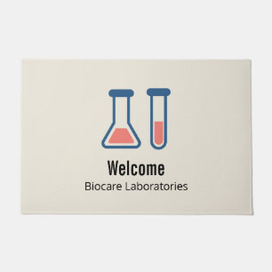 Beaker & Test Tube Science Themed Welcome Doormat