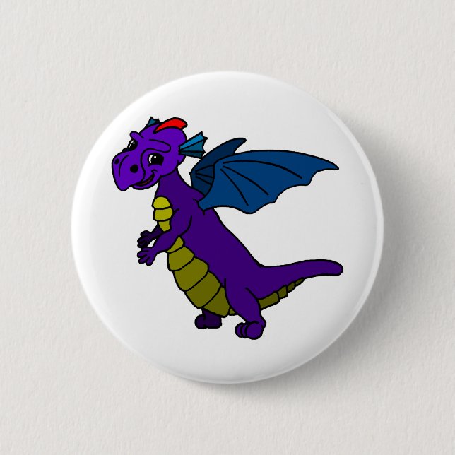 Beaky 2 Inch Round Button (Front)