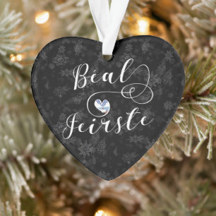 Béal Feirste Flag Heart, Belfast Ornament