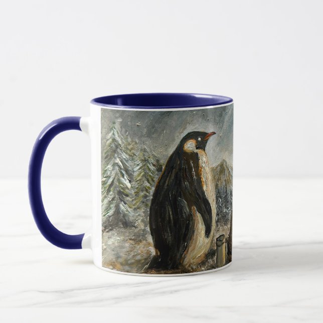 Beam Lingering Whimsical Aurora Animals Painting Mug (Left)