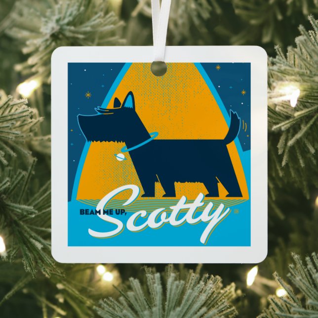 Beam Me Up Scotty Metal Ornament (Insitu)