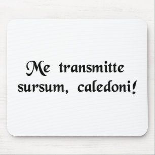 Beam me up, Scotty! Mouse Pad