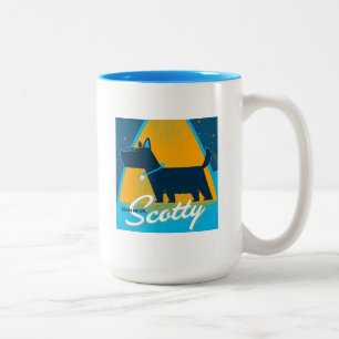 Beam Me Up Scotty Two-Tone Coffee Mug