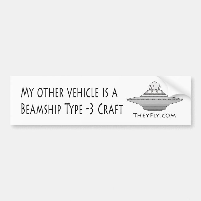 Beamship Type - 3 Craft Bumper Sticker (Front)