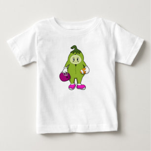 Bean at Football Sports Baby T-Shirt