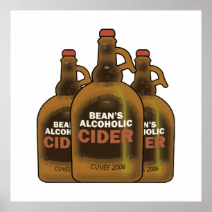 Bean Cider Poster