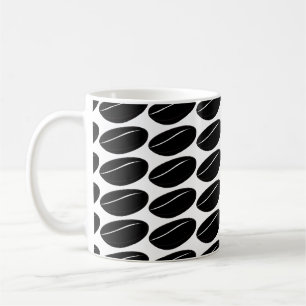 Bean Coffee Black – Bold Minimalist Coffee Design Mug