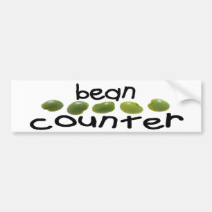 BEAN COUNTER bumper sticker